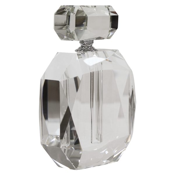 Richmond Interiors Decoratief object Khloe clear transparent perfume bottle