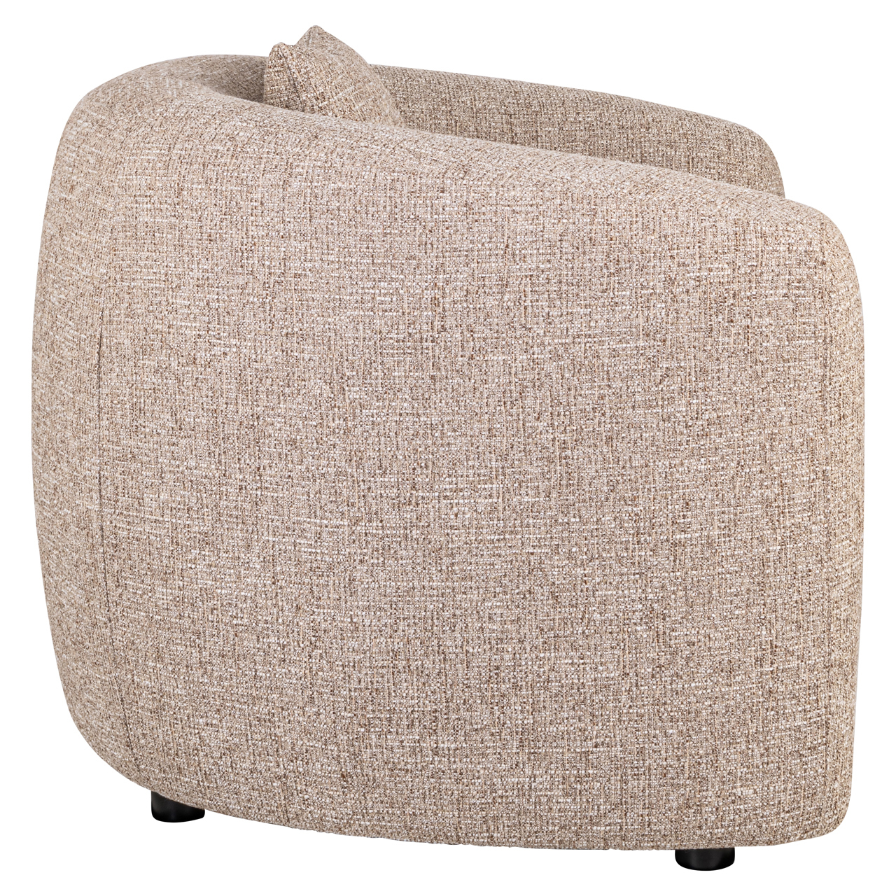 Richmond Interiors Lounge stoel Luxandra sand tweed fire retardant