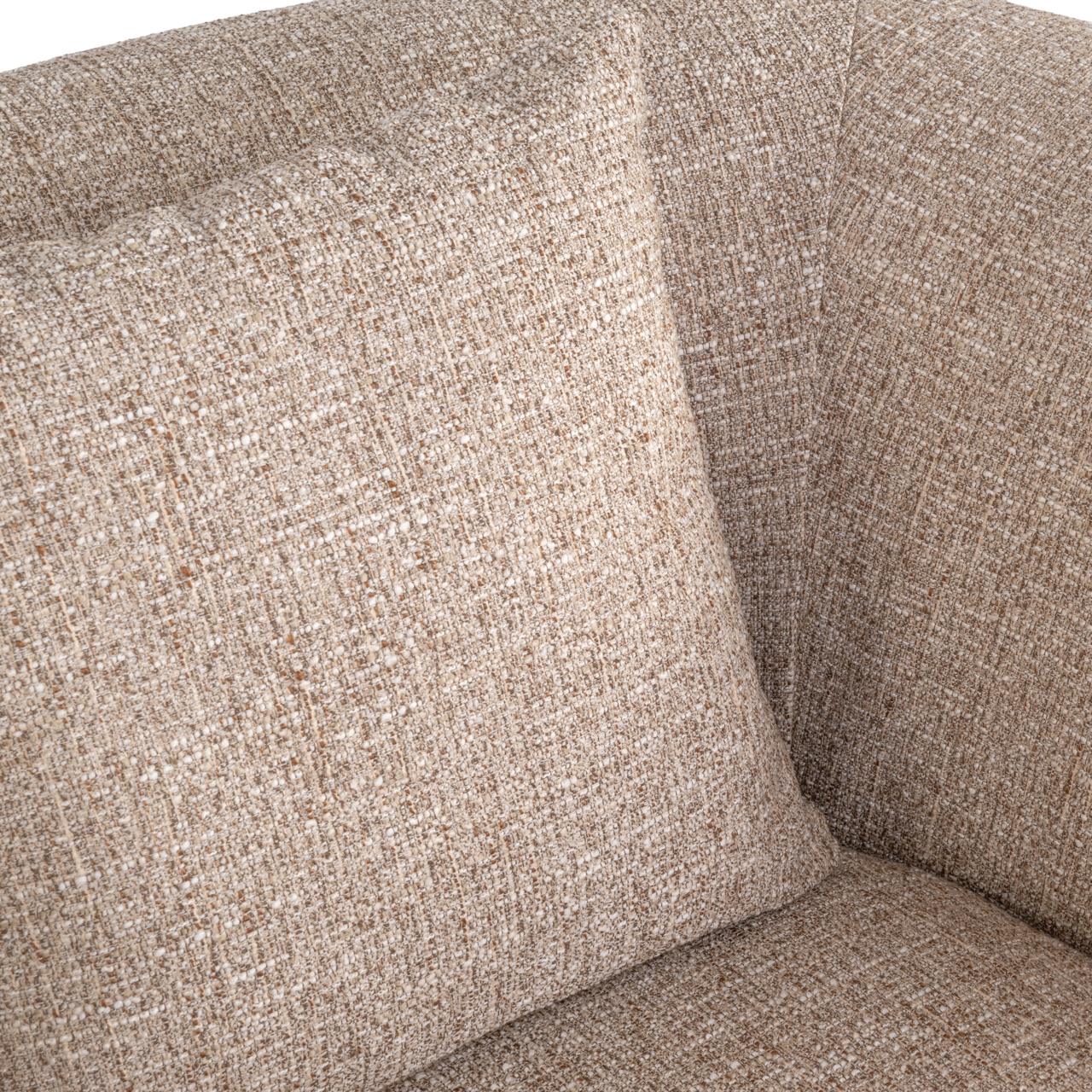 Richmond Interiors Lounge stoel Luxandra sand tweed fire retardant