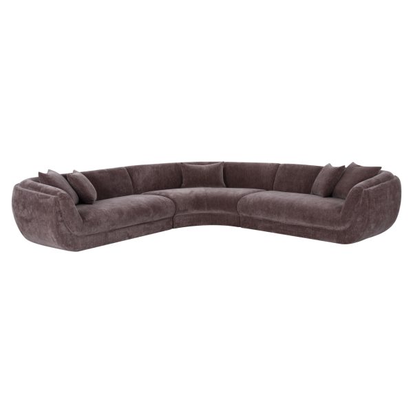 Richmond Interiors Bank Gianelle Be straight dark brown