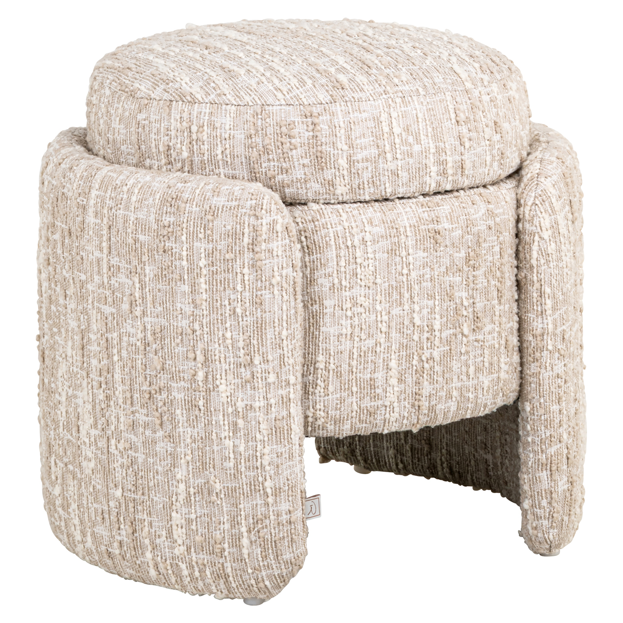 Richmond Interiors Poef & Voetenbank Cupid beige angora with storage