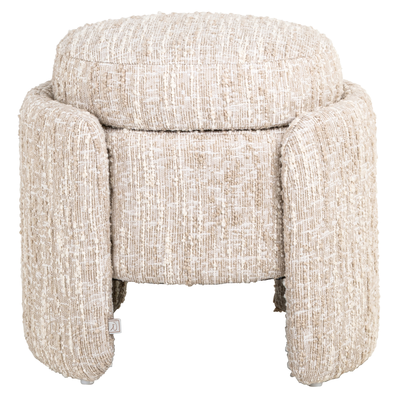 Richmond Interiors Poef & Voetenbank Cupid beige angora with storage