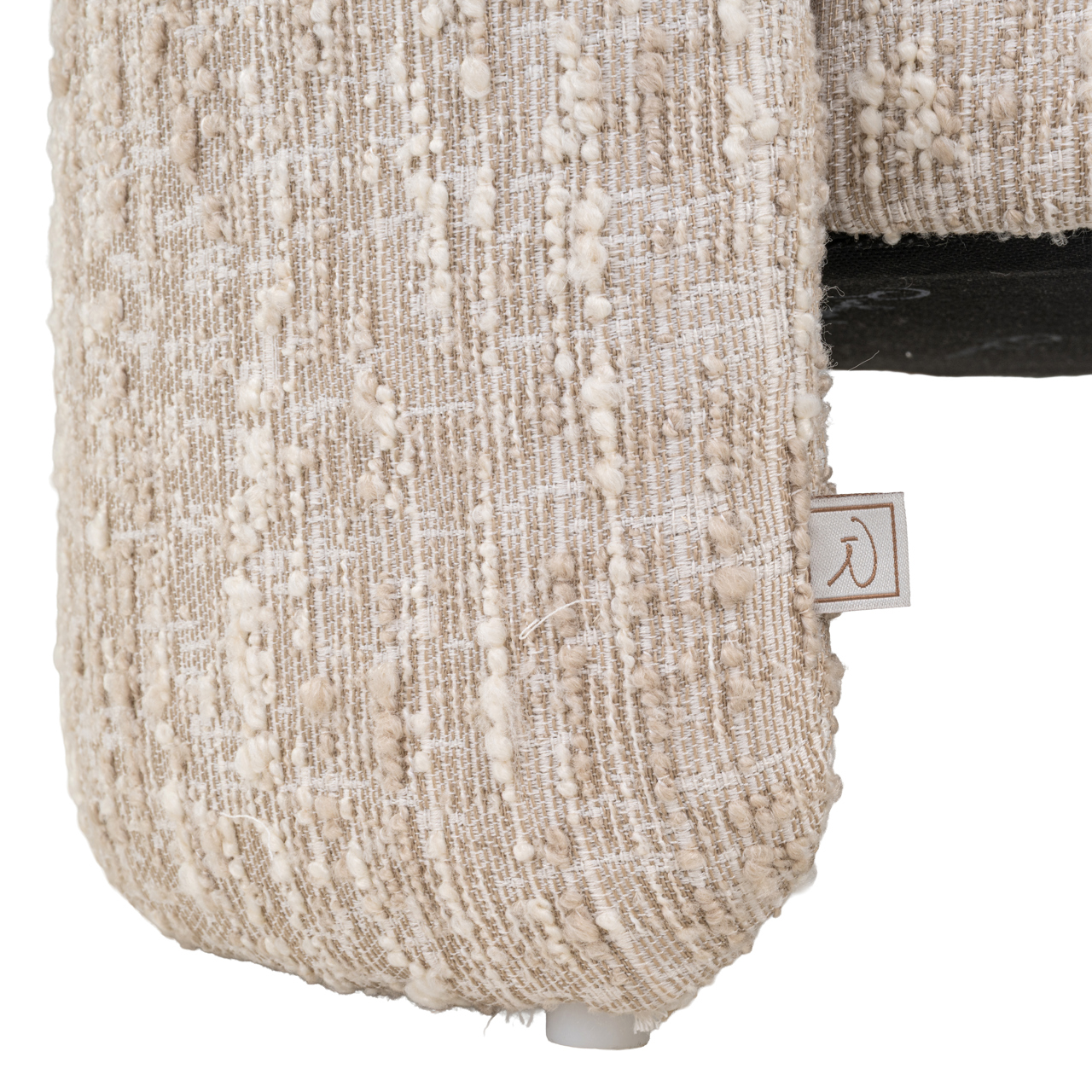 Richmond Interiors Poef & Voetenbank Cupid beige angora with storage