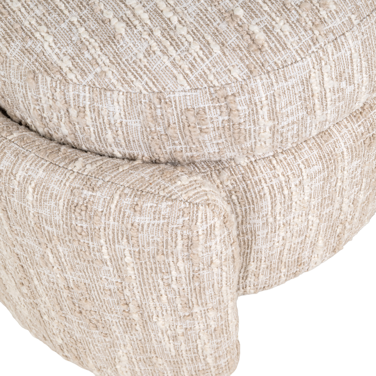 Richmond Interiors Poef & Voetenbank Cupid beige angora with storage