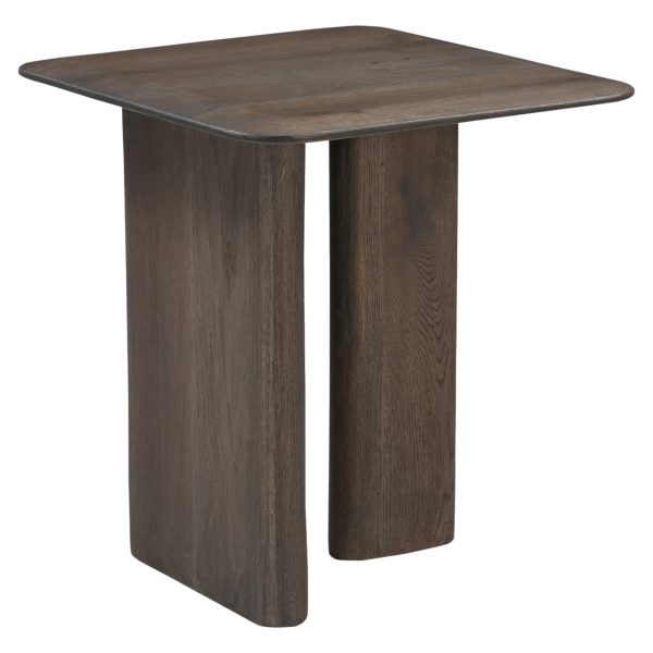 Richmond Interiors Bijzettafel Castello Smoked charchoal oak top