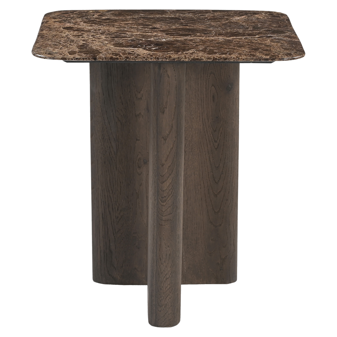 Richmond Interiors Bijzettafel Castello Smoked charchoal marble top
