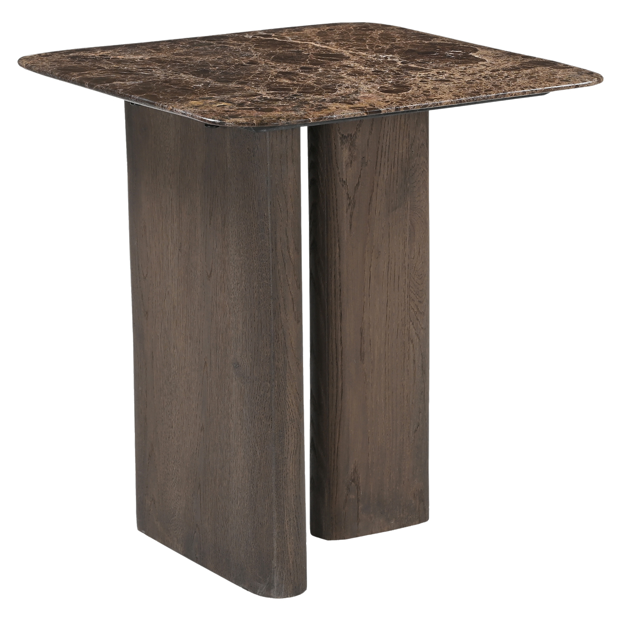 Richmond Interiors Bijzettafel Castello Smoked charchoal marble top