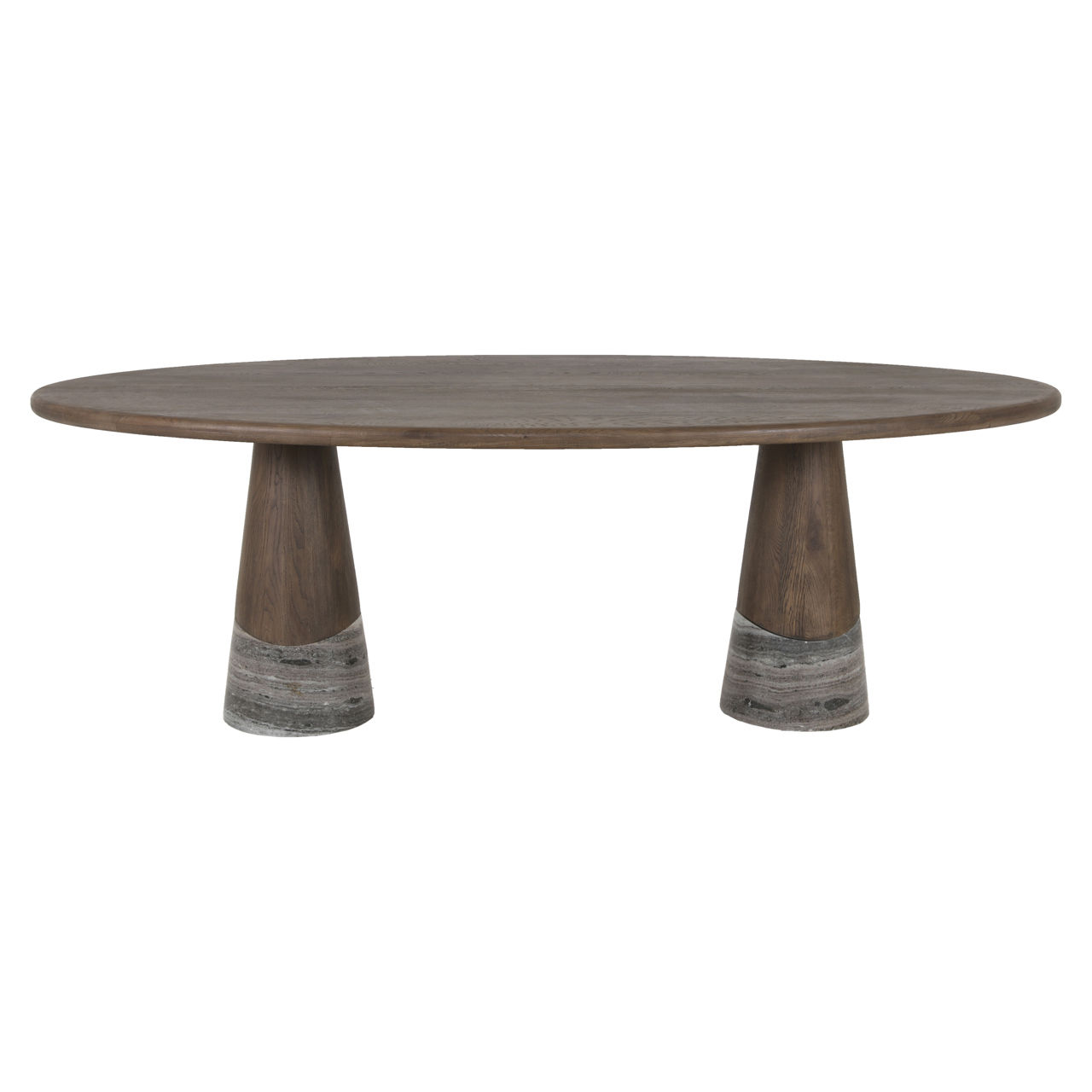 Richmond Interiors Eettafel Harper Smoked charchoal