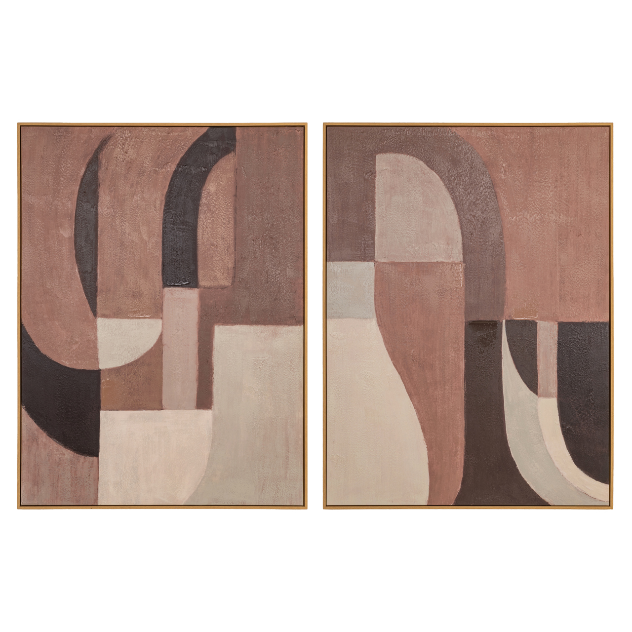 Richmond Interiors Wall art Tatu right brown