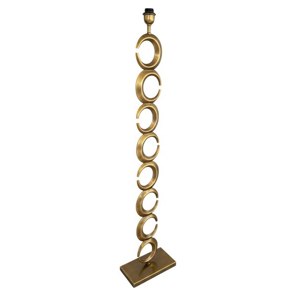 Richmond Interiors Vloerlamp Amina brass antique