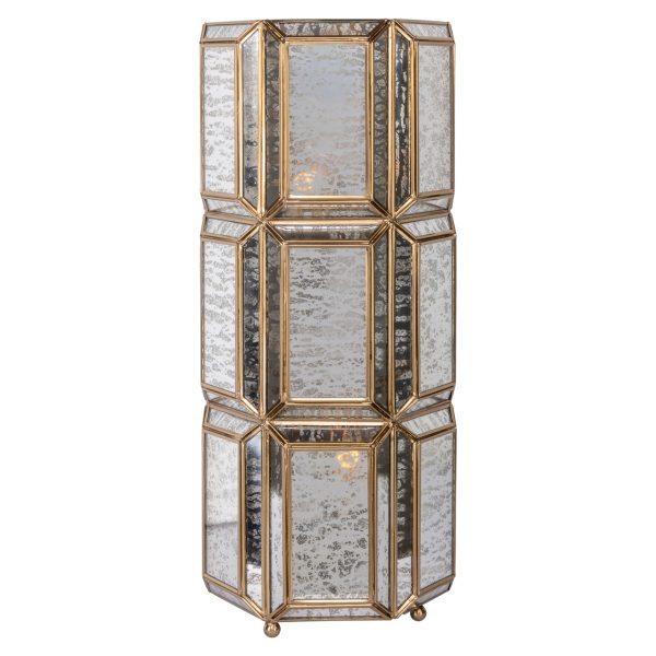 Richmond Interiors Tafellamp Yael brass antique