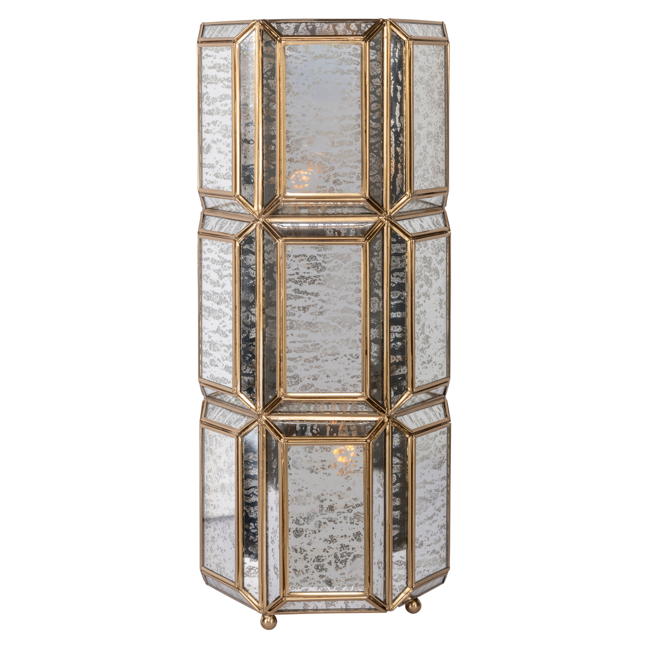 Richmond Interiors Tafellamp Yael brass antique
