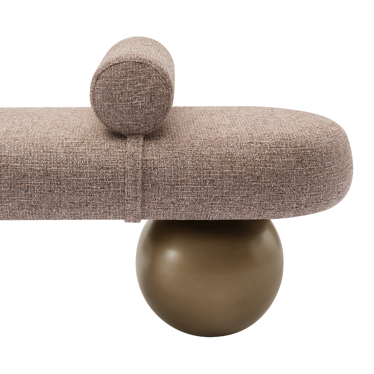 Richmond Interiors Bank Alexander Jones brown tweed fire retardant (Geneva)