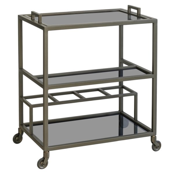 Richmond Interiors Trolley Ruinart brass antique
