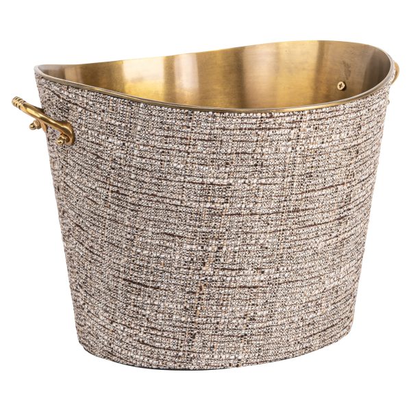 Richmond Interiors Wijn- en baraccessoires Brady beige champagne cooler