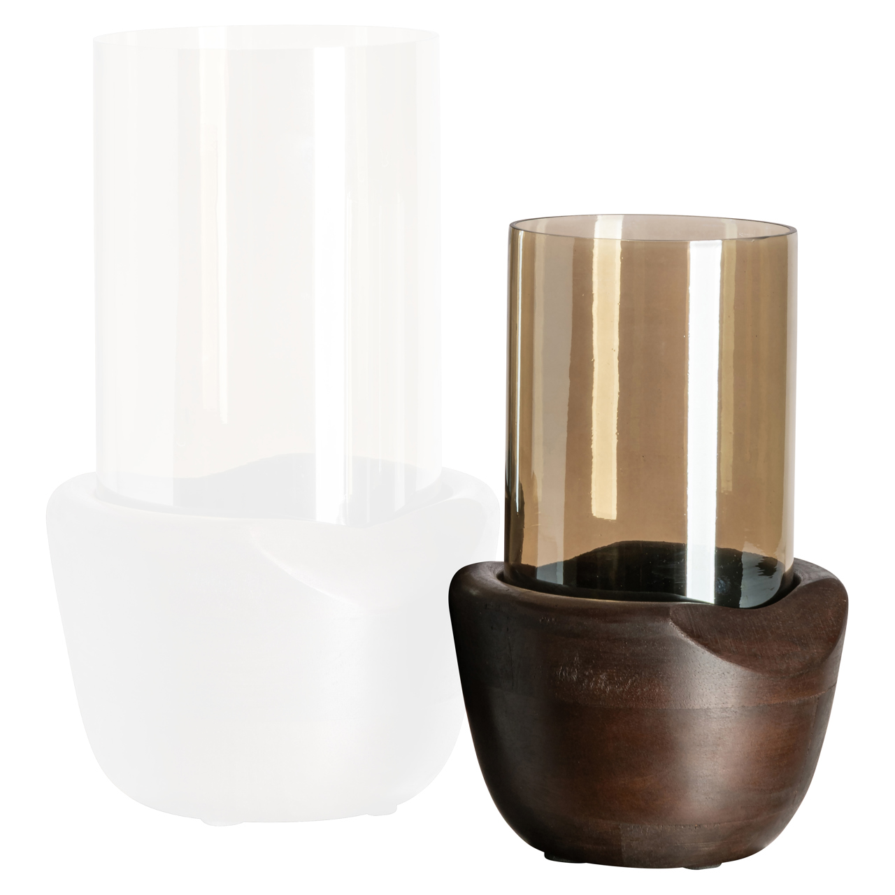 Richmond Interiors Windlicht Jade walnut small