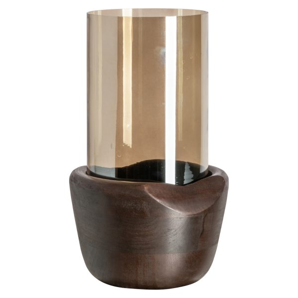 Richmond Interiors Windlicht Sloane walnut large