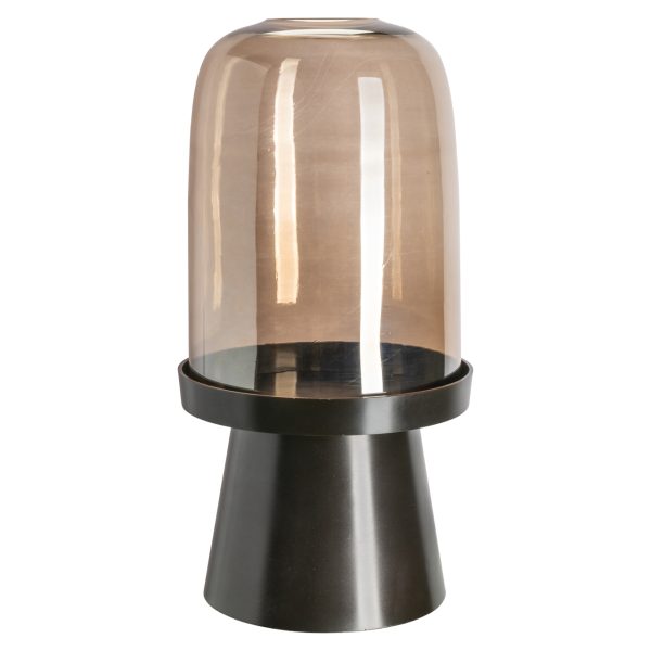 Richmond Interiors Windlicht Meave walnut large