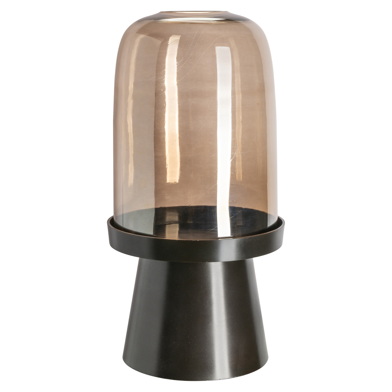 Richmond Interiors Windlicht Meave walnut large