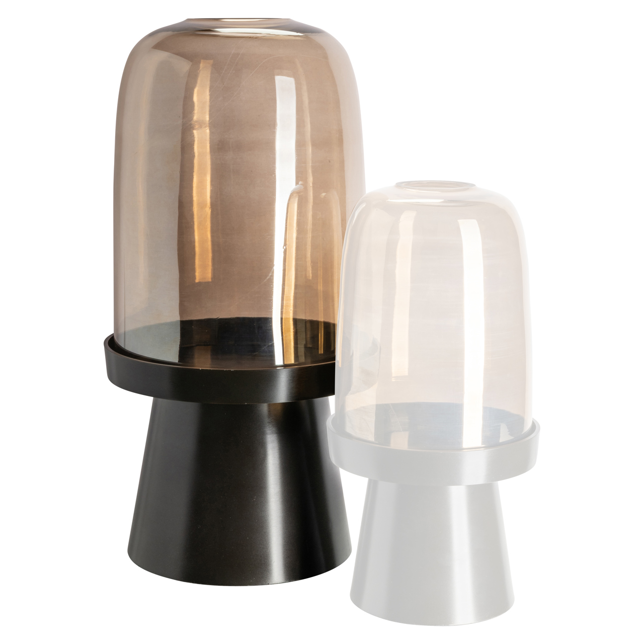 Richmond Interiors Windlicht Meave walnut large