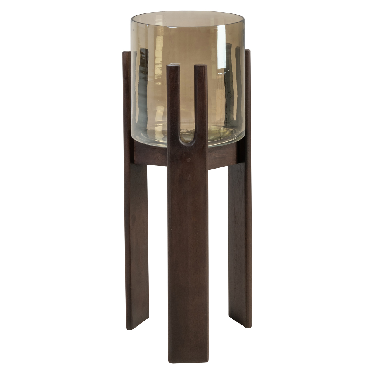 Richmond Interiors Windlicht Paige walnut small