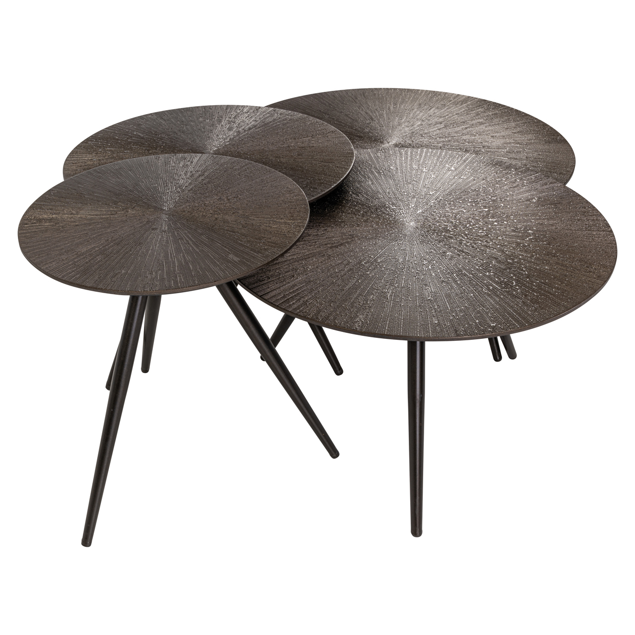 Richmond Interiors Salontafel Quadra Brunzae (Set of 4)
