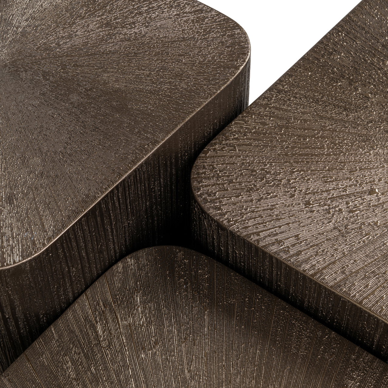 Richmond Interiors Salontafel Cubes Brunzae (Set of 3)