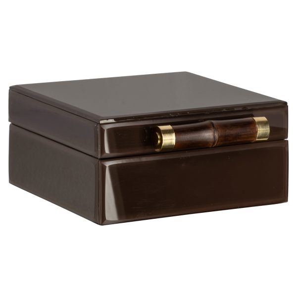 Richmond Interiors Opbergdoos Echo dark brown small