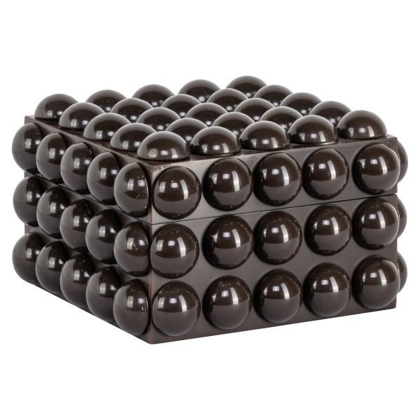 Richmond Interiors Opbergdoos Nyx dark brown small