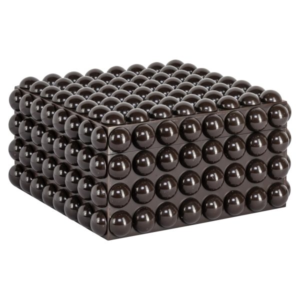 Richmond Interiors Opbergdoos Nyx dark brown large