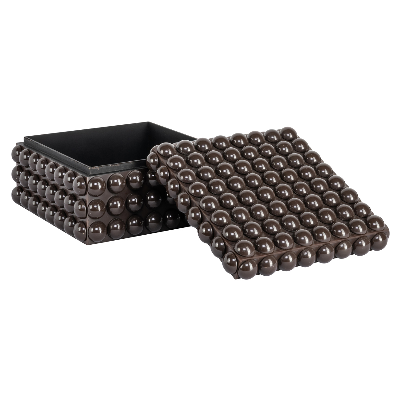 Richmond Interiors Opbergdoos Nyx dark brown large
