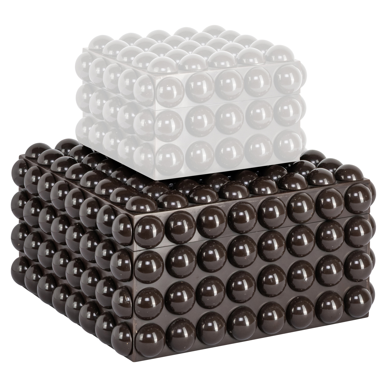Richmond Interiors Opbergdoos Nyx dark brown large