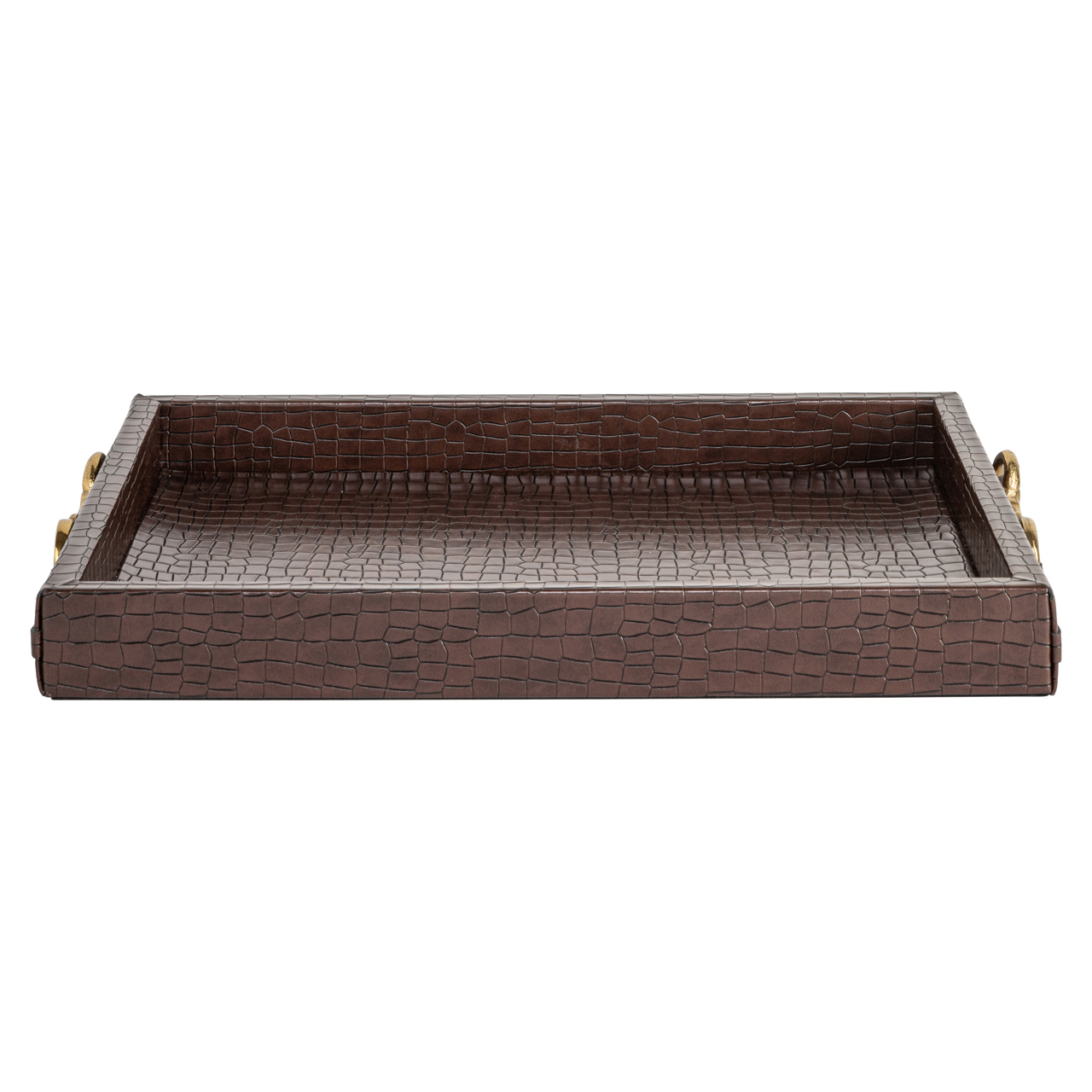 Richmond Interiors Dienblad Banks dark brown