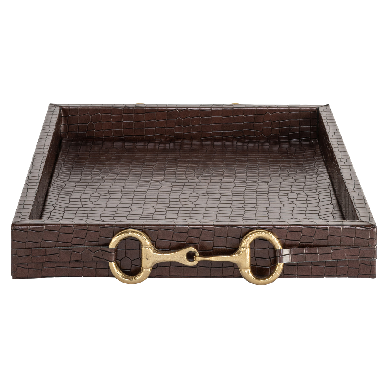 Richmond Interiors Dienblad Banks dark brown