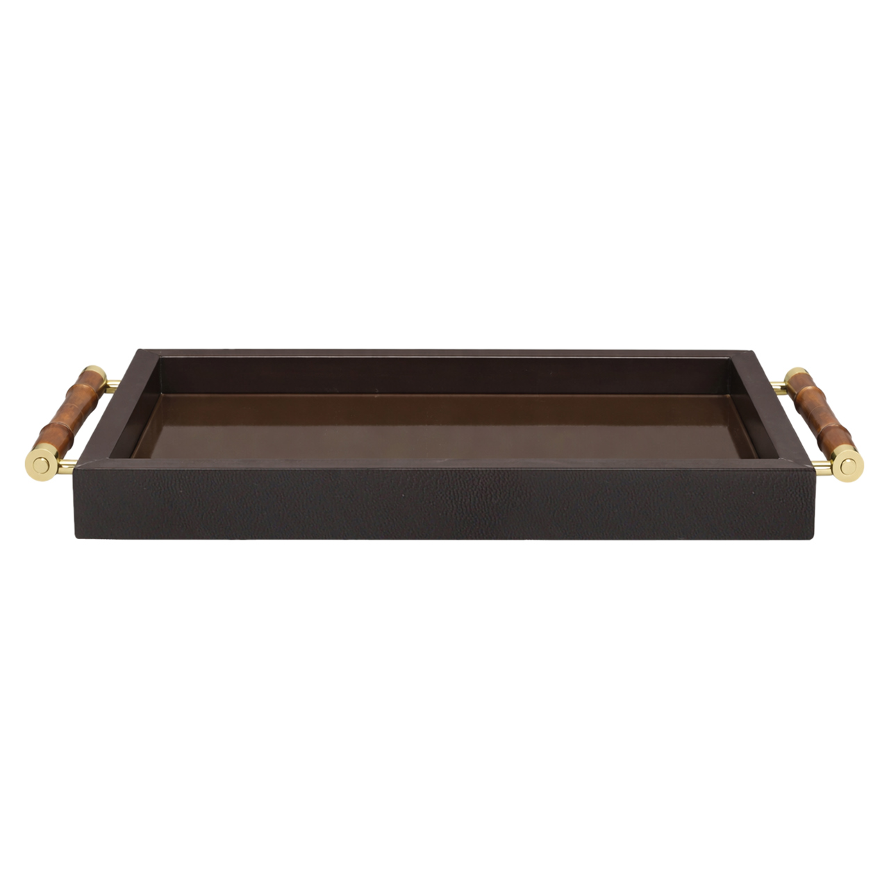 Richmond Interiors Dienblad Charley dark brown