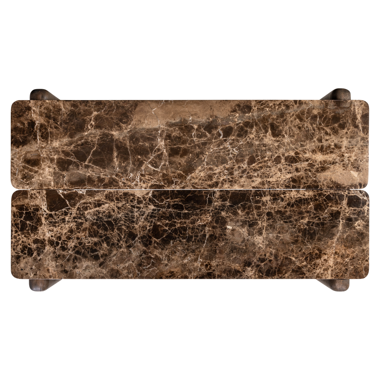 Richmond Interiors Salontafel Lagrasse dark brown