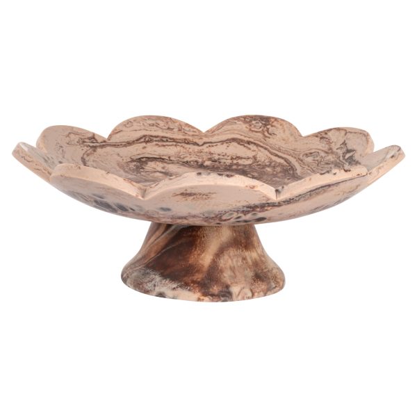 Richmond Interiors Schaal Peony chocolat brown