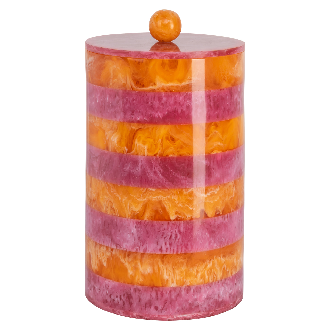 Richmond Interiors Opbergdoos Lilybelle pink/orange storage jar small