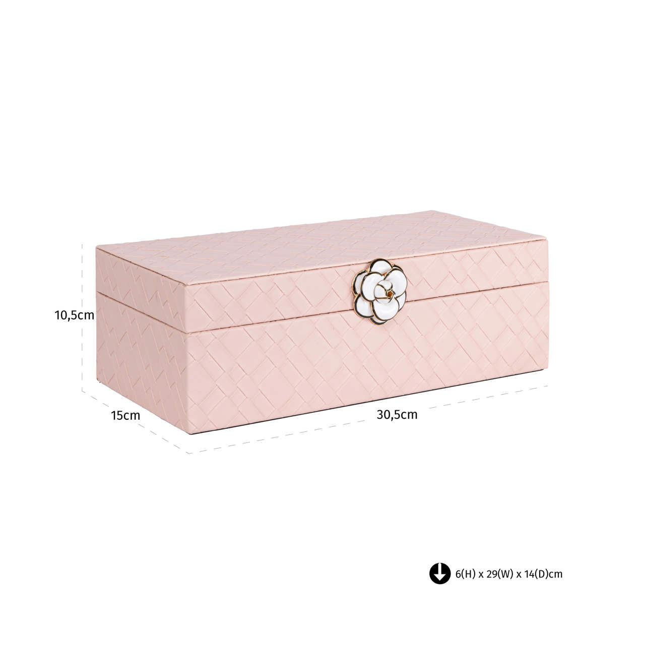 Richmond Interiors Opbergdoos Lotte pink large