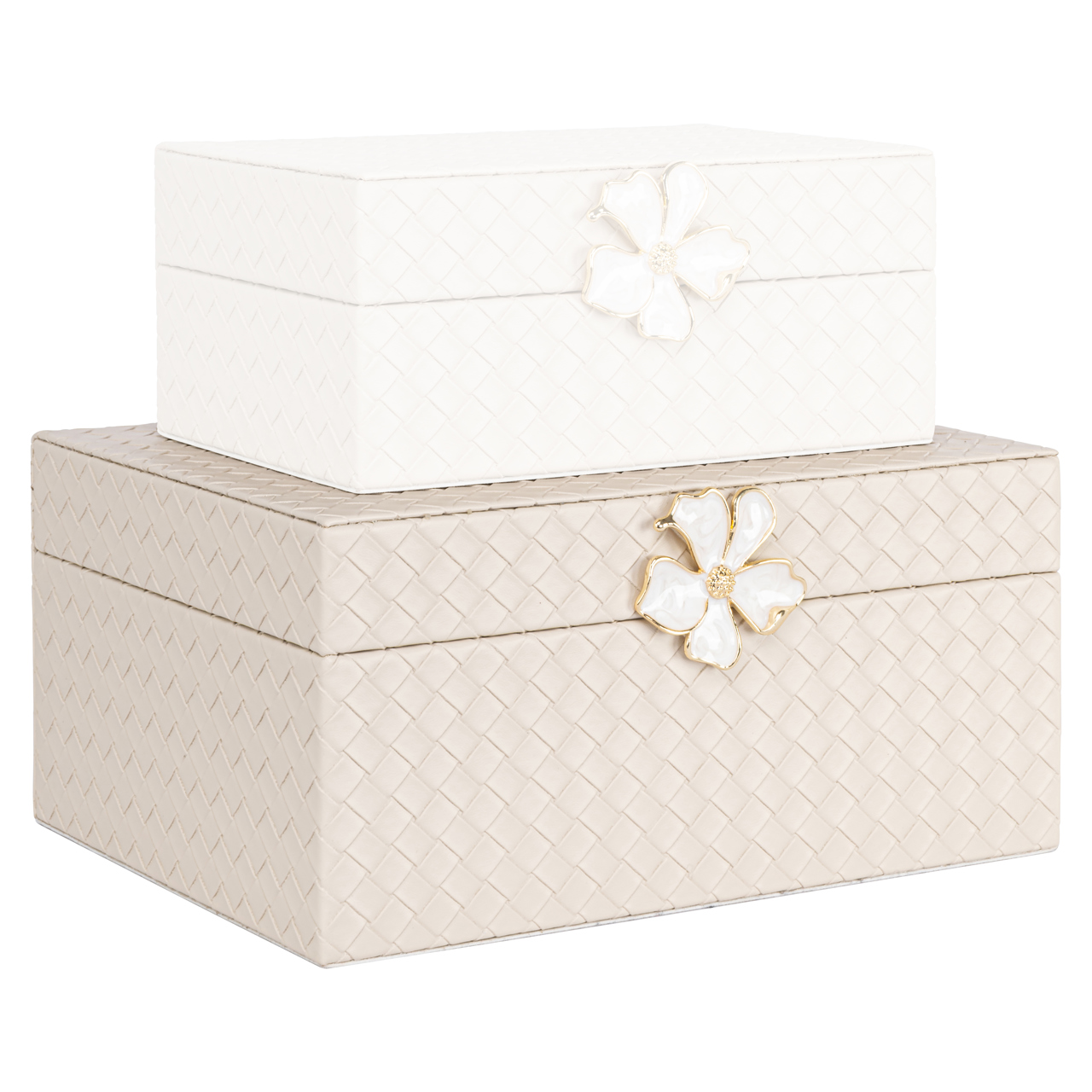 Richmond Interiors Opbergdoos Lillie ivory large