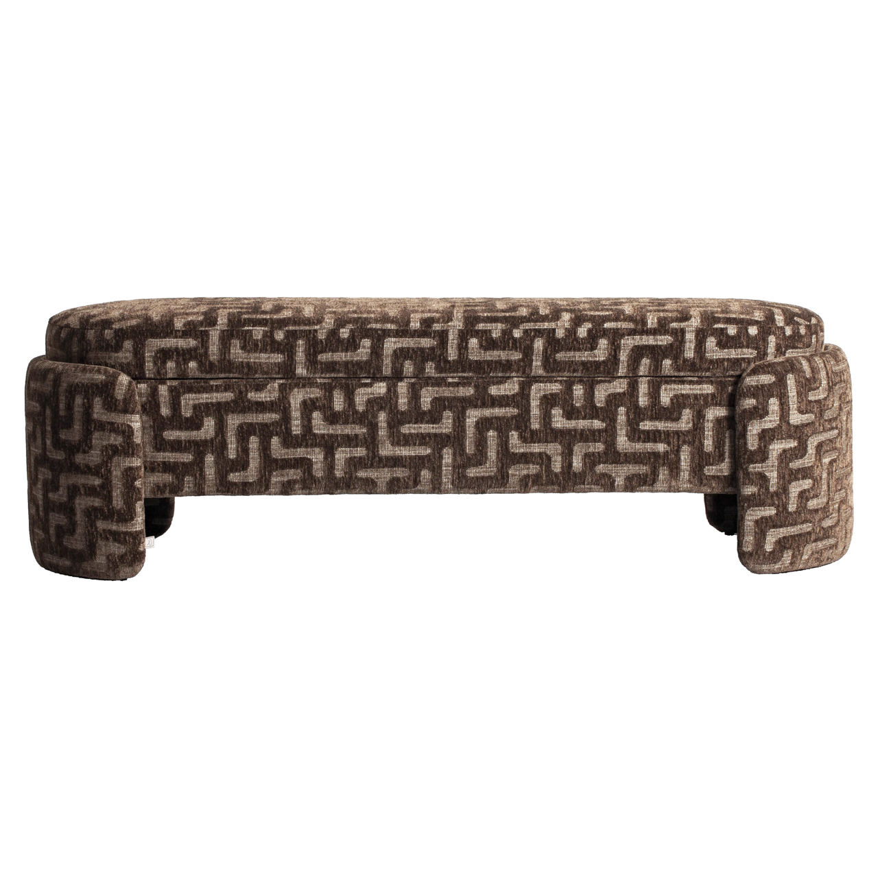 Richmond Interiors Bank Cupid brown labyrinth with storage