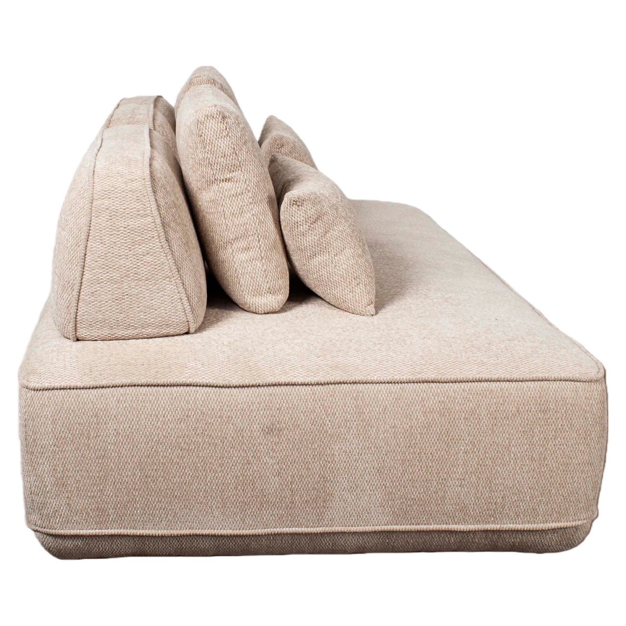 Richmond Interiors Bank Tudor natural boldweave 2,5-seater movable backrest