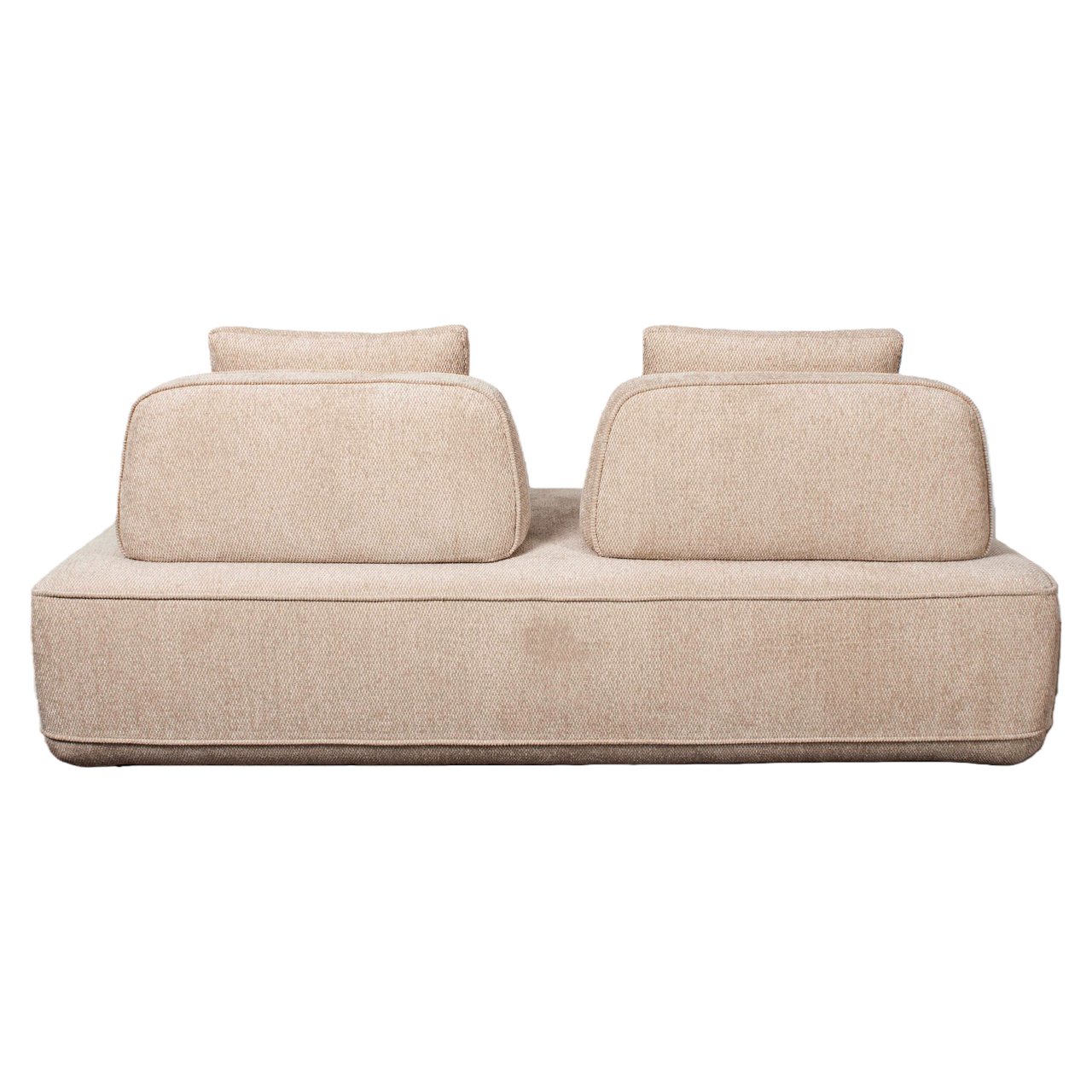 Richmond Interiors Bank Tudor natural boldweave 2,5-seater movable backrest