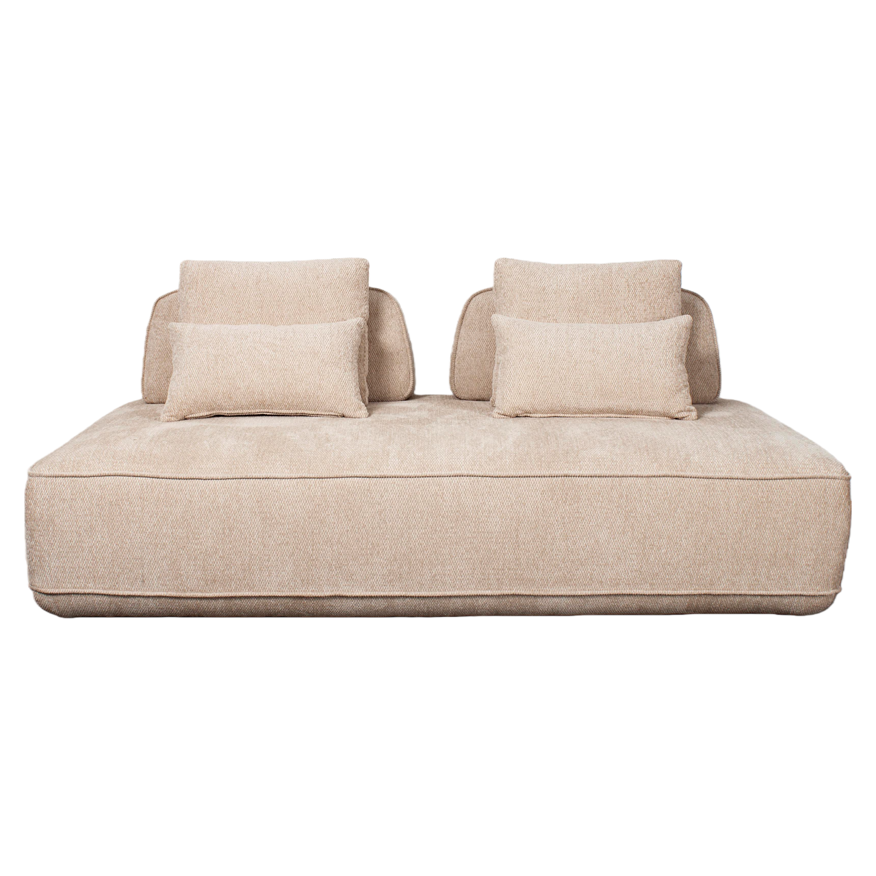 Richmond Interiors Bank Tudor natural boldweave 2,5-seater movable backrest