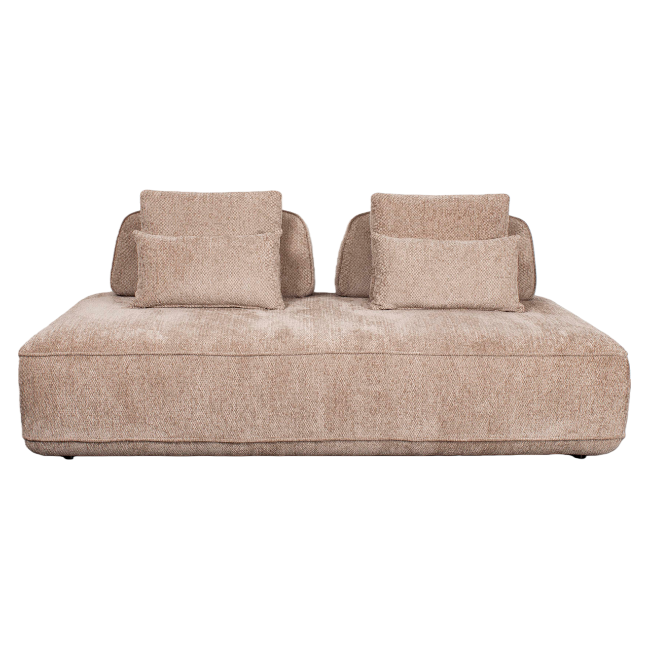 Richmond Interiors Bank Tudor mocca boldweave 2,5-seater movable backrest