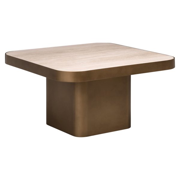 Richmond Interiors Salontafel Claridge beige 70x70 (cumulus)