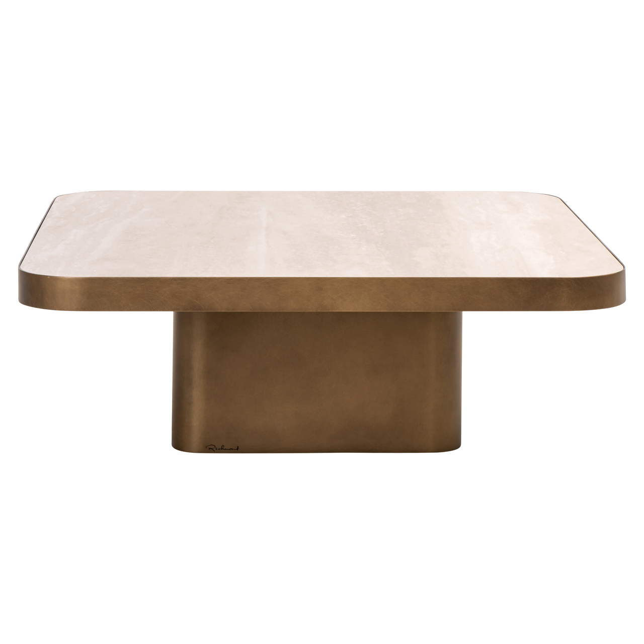 Richmond Interiors Salontafel Claridge beige 90x90 (cumulus)