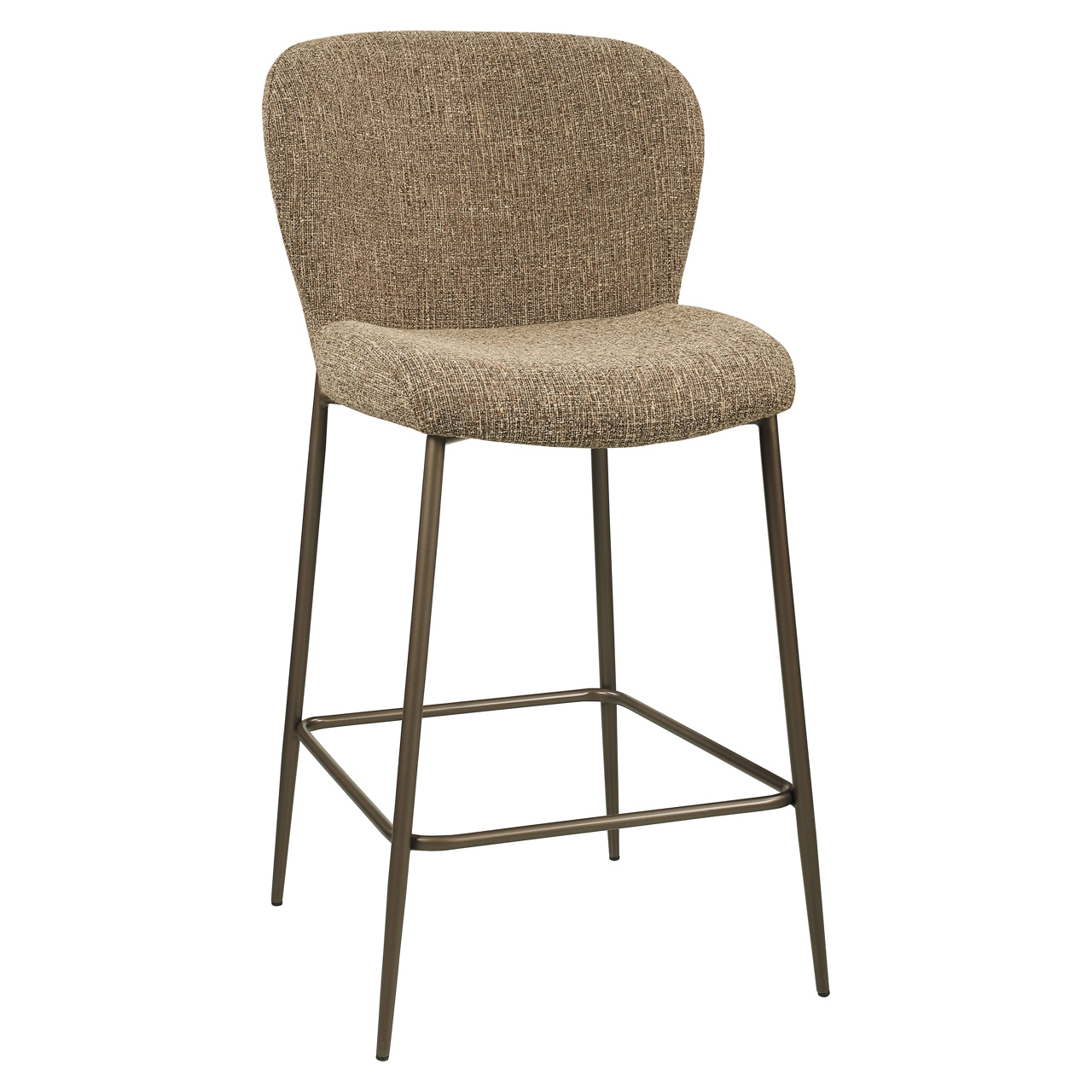 Richmond Interiors Counterstoel Odarby brown tweed fire retardant