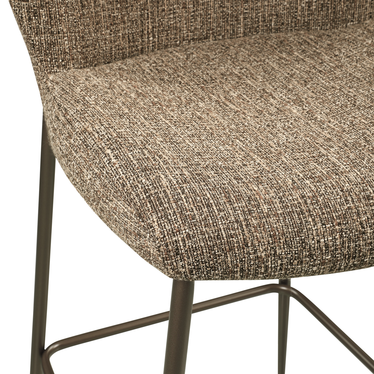 Richmond Interiors Counterstoel Odarby brown tweed fire retardant