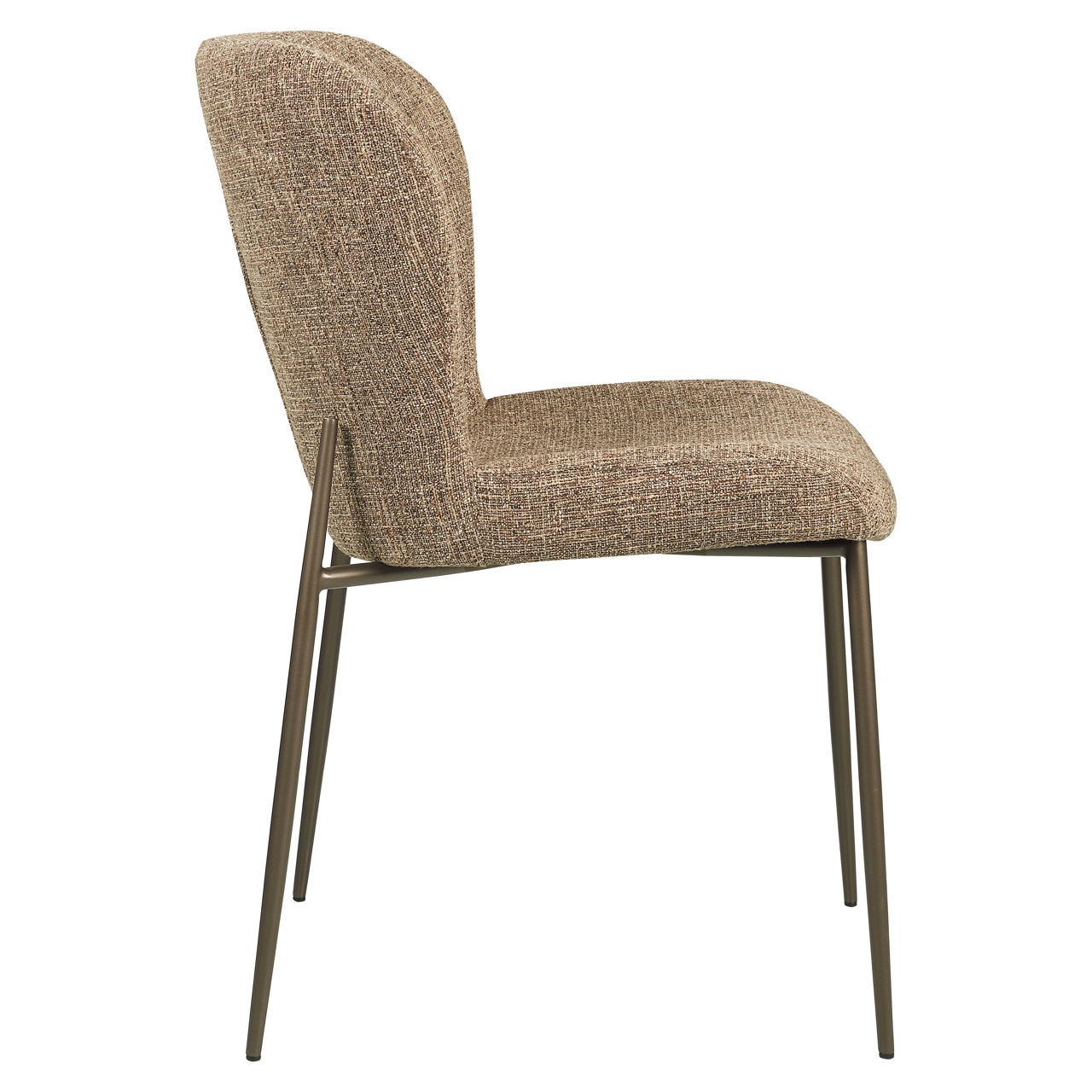 Richmond Interiors Eetkamerstoel Odarby brown tweed fire retardant (Set of 2)